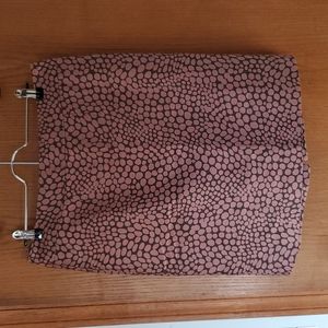 Anne Taylor LOFT Pebble Mosaic Pencil Skirt, Brown & Mauve, Size 10P